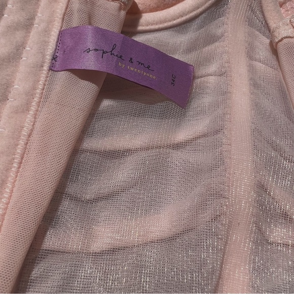 beautiful vintage baby pink mesh corset top 💟 - Picture 5 of 5